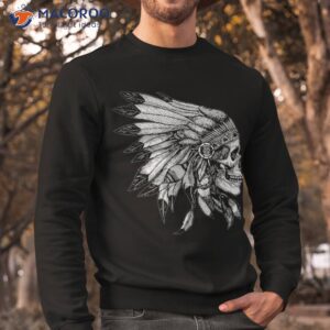 american motorcycle skull native indian eagle chief vintage shirt sweatshirt