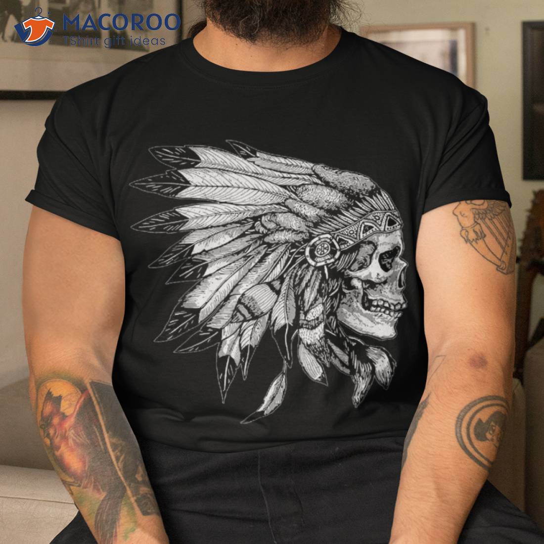 Chief Skull T Shirt 