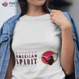 american spirit beige logo shirt tshirt