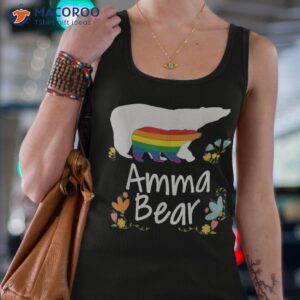 amma lgbt bear gay lesbian pride rainbow floral transgender shirt tank top 4