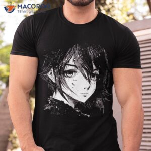 Anime Girl Anime Eyes Ink Art Sketch Drawing For Girls Teens Shirt Anime Girl Anime Eyes Ink Art Sketch Drawing For Girls Teens Shirt