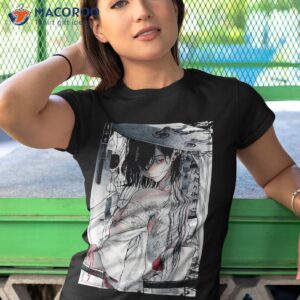 anime japanese aesthetic samurai girl soft grunge horror shirt tshirt 1