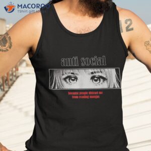 anti social anime lover harajuku streetwear aesthetic shirt tank top 3