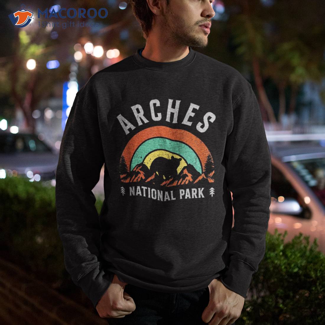 Arches National Park Retro Sunset Vintage Shirt Arches National Park Retro Sunset Vintage Shirt