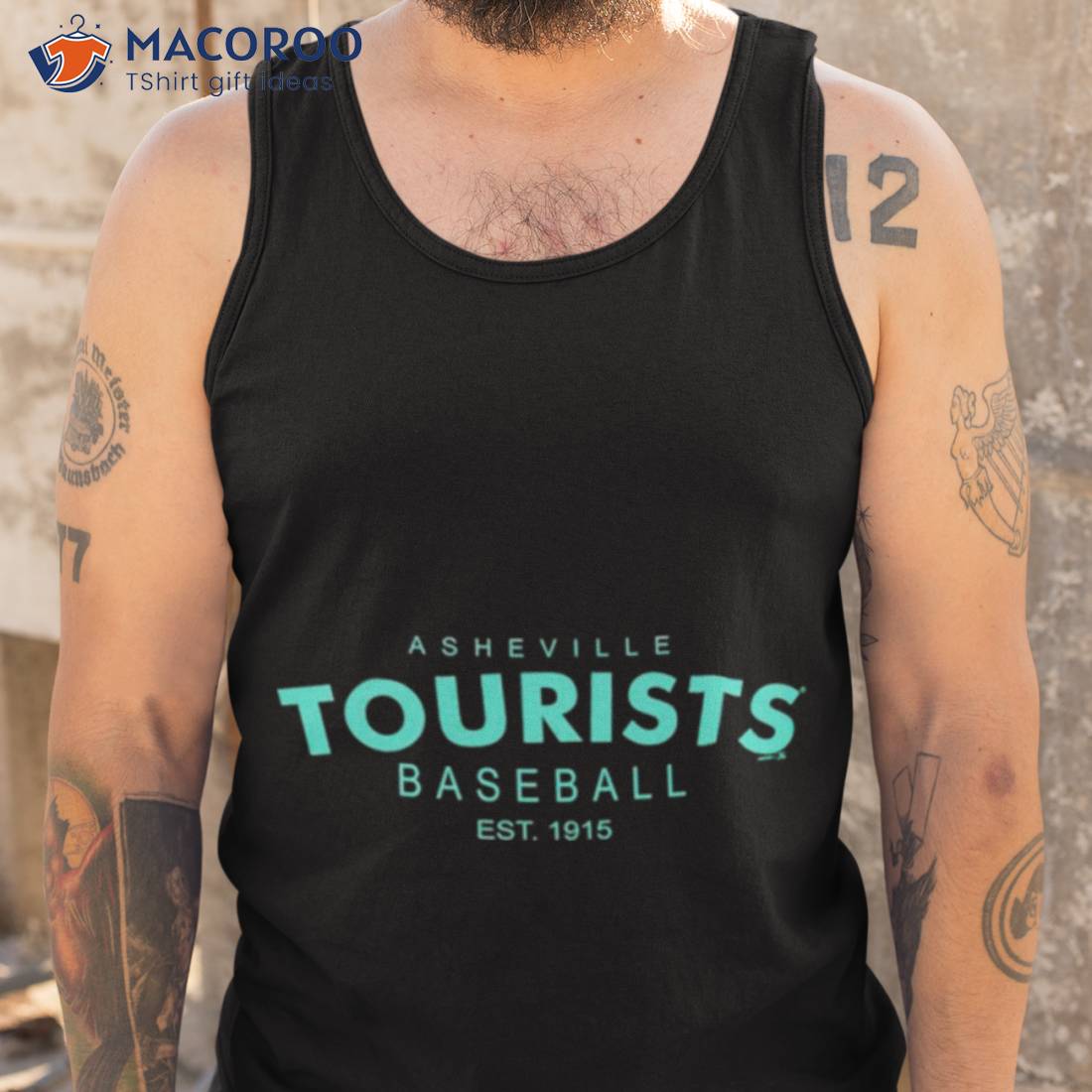 Asheville Tourists Royal Heather Shirt Asheville Tourists Royal Heather Shirt