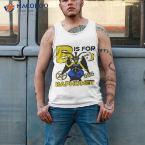 b is for baphomet shirt tank top 2