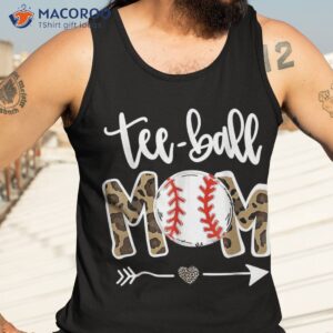 ball mom mother s day gift teeball leopard funny shirt tank top 3