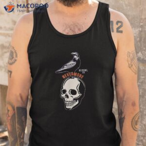 baltimore maryland crow birds skull nevermore hardcore logo t shirt tank top