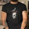 Baltimore Maryland Crow Birds Skull Nevermore Hardcore Logo T-Shirt