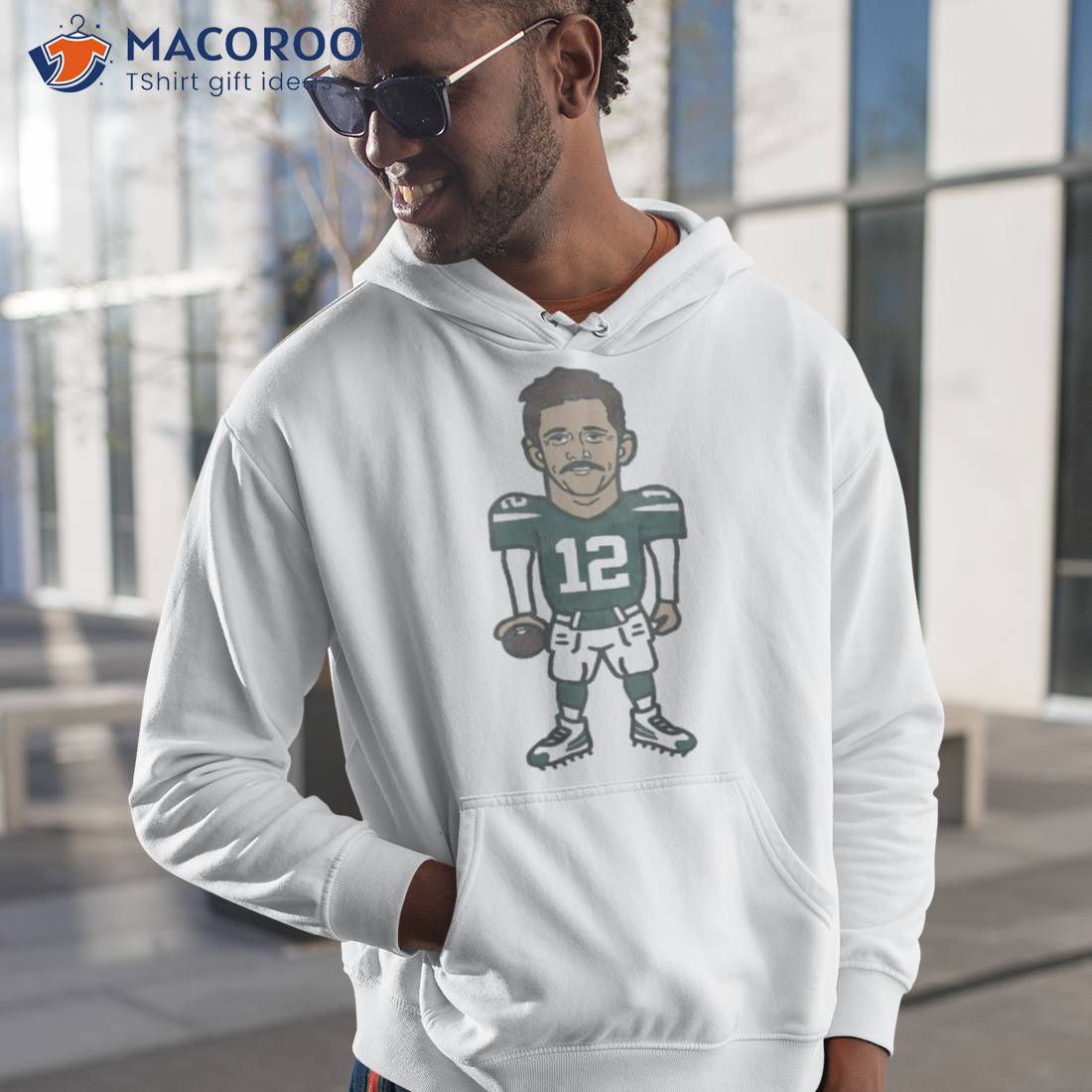 Green Bay Packers Aaron Rodgers Face Green Tee shirt, hoodie