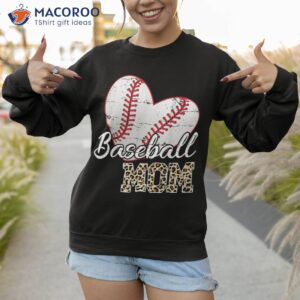 baseball mom gifts leopard print mama mother s day shirt sweatshirt 1