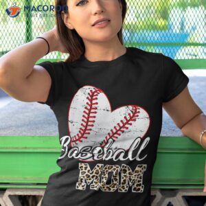 baseball mom gifts leopard print mama mother s day shirt tshirt 1