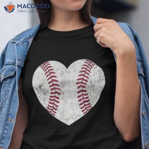 baseball mom heart softball mama mothers day shirt tshirt