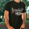 Baseball Mom Leopard Game Day Mothers Shirt