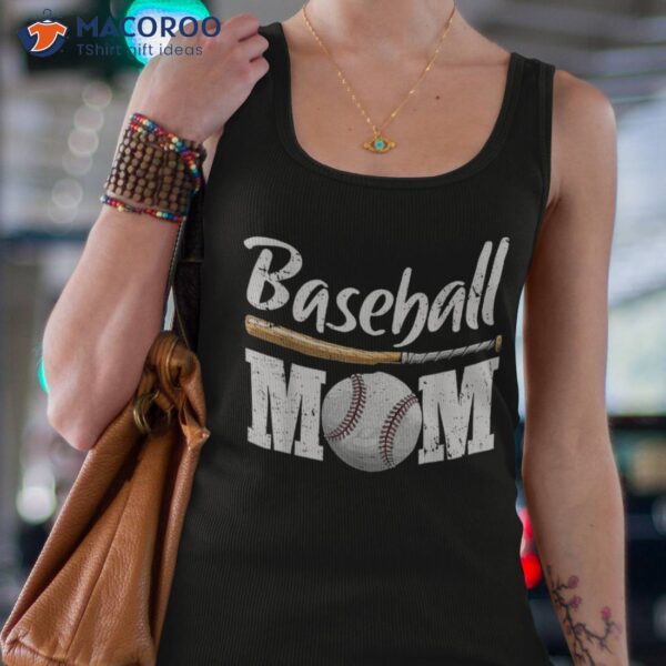 Baseball Mom Leopard Print Mama Mother’s Day Shirt