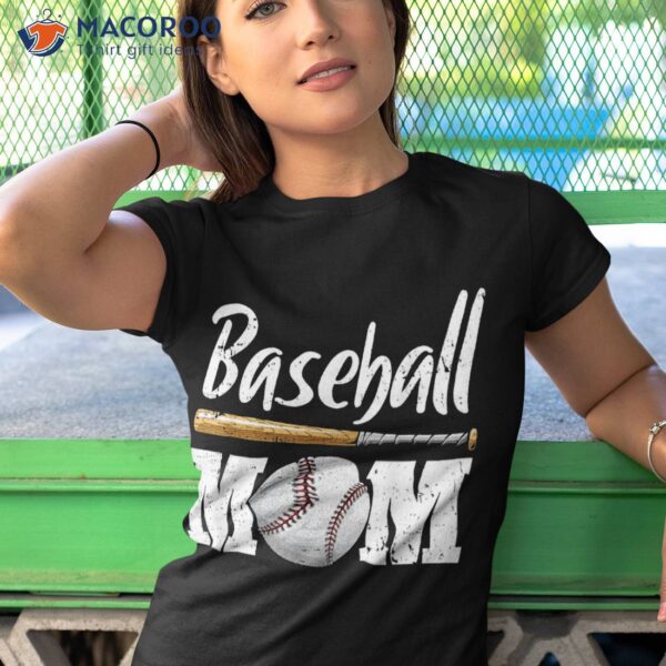 Baseball Mom Leopard Print Mama Mother’s Day Shirt