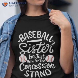 baseball sister shirt tshirt