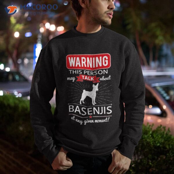 Basenji Dog Breed Shirt