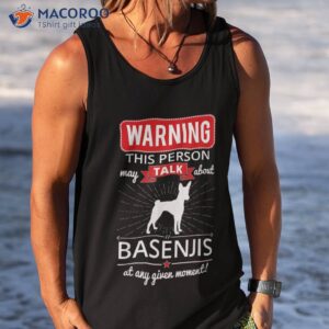 basenji dog breed shirt tank top