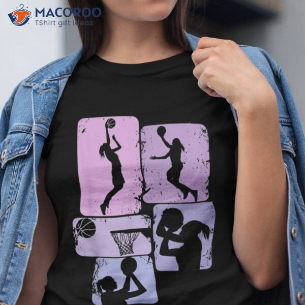 Basketball Girl Girls Kids Shirt