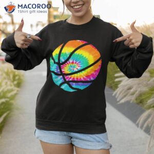 basketball tie dye shirt rainbow trippy hippie tee sweatshirt 1