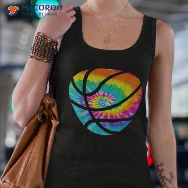 Basketball Tie Dye Shirt – Rainbow Trippy Hippie Tee