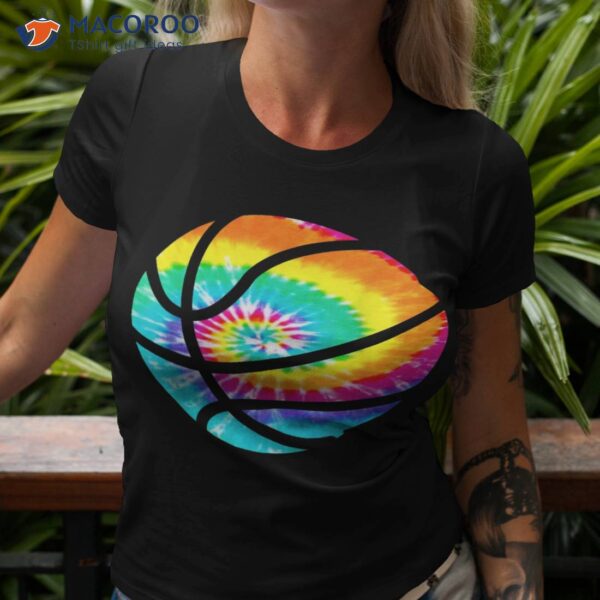 Basketball Tie Dye Shirt – Rainbow Trippy Hippie Tee