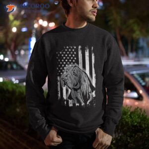 basset hound american flag cool usa patriotic dog lover gift shirt sweatshirt