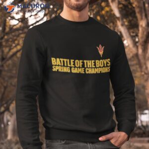 battle of the boys spring game champions shirt sweatshirt