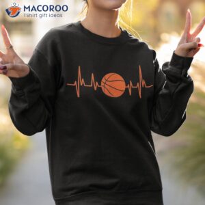 bball tshirt heartbeat basketball sweatshirt 2