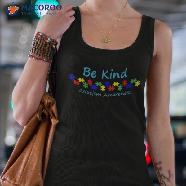 Be Kind Autism Awareness Puzzle Shirt