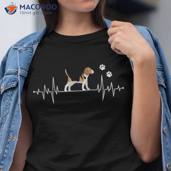 Beagle Heartbeat Dog Lover Shirt