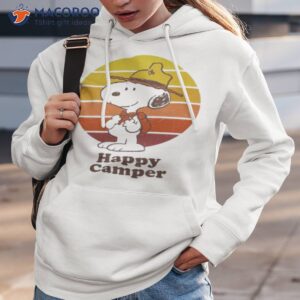 beagle scout happy camper peanuts snoopy shirt hoodie 3