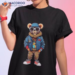 Bear Animal Dressed In Cloths As Human Shirt