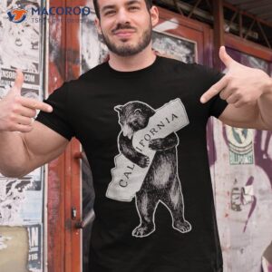 bear hug i love california shirt art retro vintage cali tshirt 1