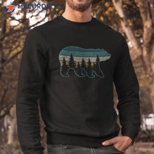 bear nature grizzly brown black hiking hunting gift shirt sweatshirt