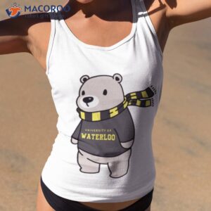 bear with sweater university of waterloo shirt tank top 2