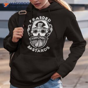 bearded bastard skull shirt hoodie 3