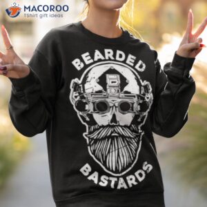 bearded bastard skull shirt sweatshirt 2