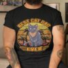 Best Cat Dad Ever Dads Black Paw Father Day Shirt