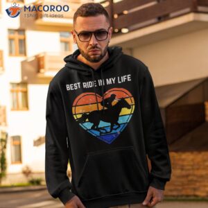 best ride in my life colorful horse racing derby shirt hoodie 2