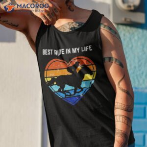 best ride in my life colorful horse racing derby shirt tank top 1