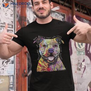 beware of pit bulls dean russo pitbull original dog lover shirt tshirt 1