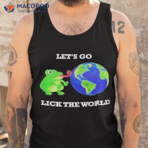 biden lets go lick the world shirt tank top