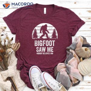 bigfoot saw me t shirt holiday gifts for dad 2