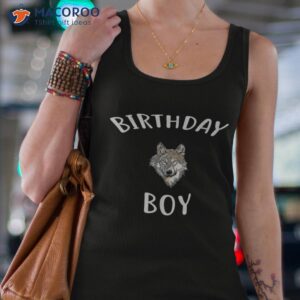 Birthday Boy Wolf Shirt Cute For