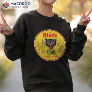 black cat firecrackers shirt sweatshirt 2