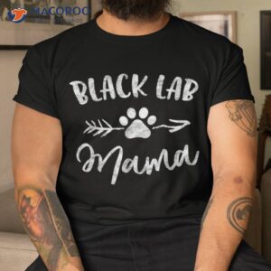 black lab mama labrador retriever lover gifts dog mom mother shirt tshirt