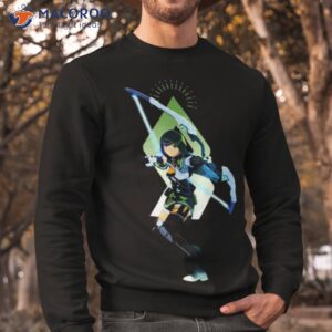 blast archer character anime hero blue protocol shirt sweatshirt