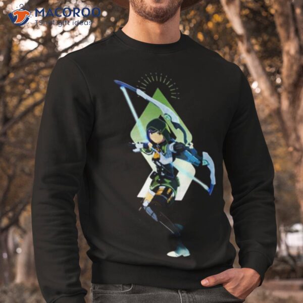 Blast Archer Character Anime Hero Blue Protocol Shirt